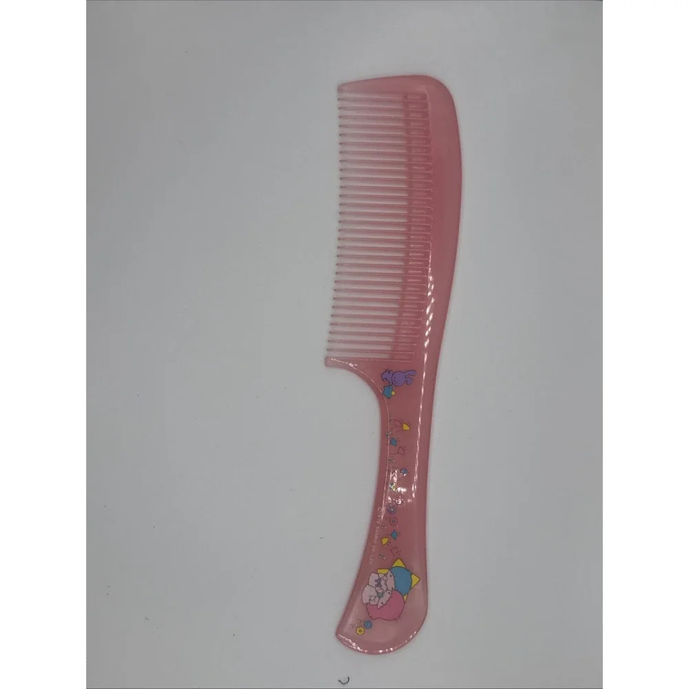 Sanrio Little Twin Stars Retro hair Comb Vintage Rare 70's 1976 PINK Collectible